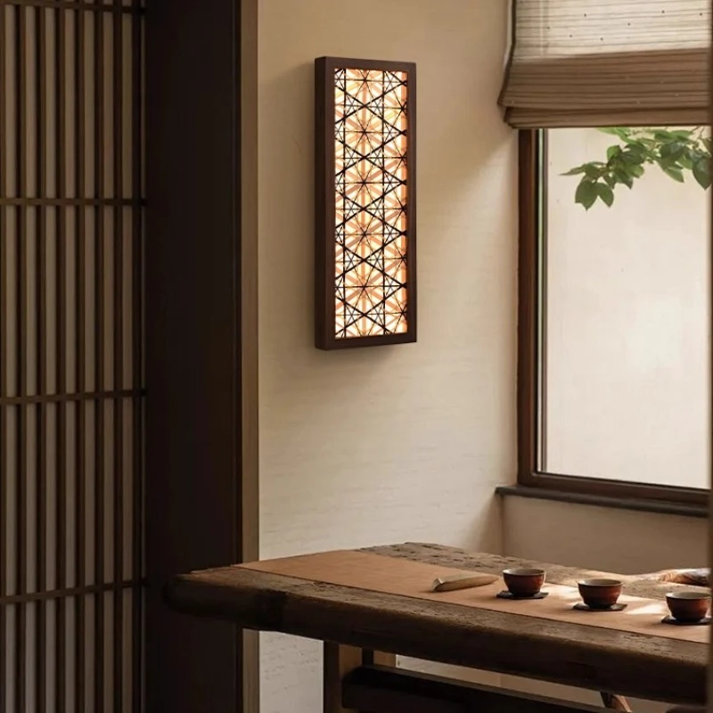 

Japanese-style wal lamp designer Chinese-style living room bedroom