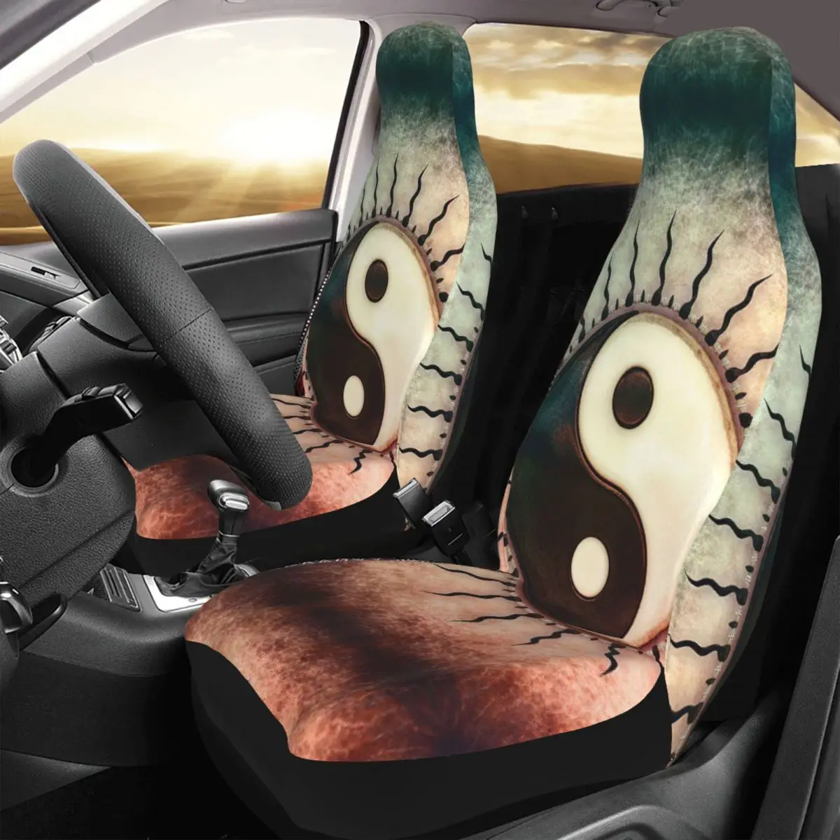 

Pin On Yin Yang Car Seat Cover Custom Printing Universal Front Protector Accessories Cushion Set