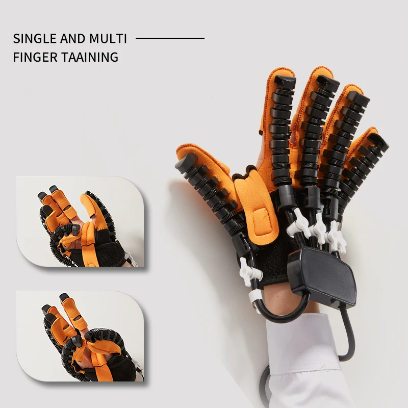 

Portable rehabilitation robot Gloves Stroke Hemiplegia Cerebral Infarction Trainer Finger Exerciser Hand Function Repair