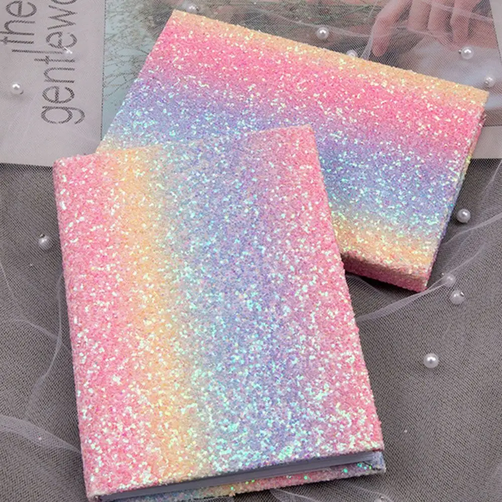 

Diary Sketchbook Colorful Notebook Writing Smoothly Horizontal Line Cute Notepad Rainbow PU Leather Ledger Notebook