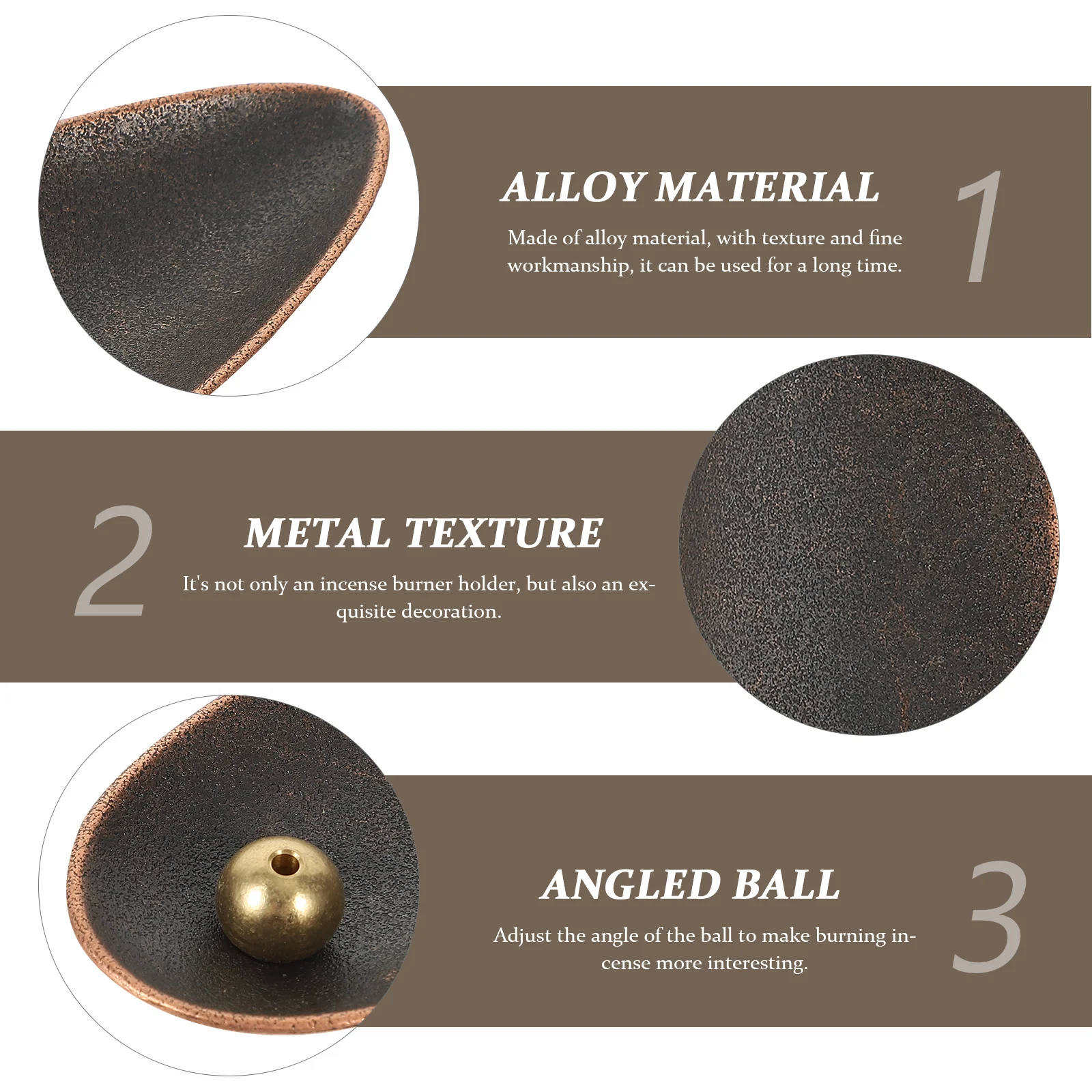 

Mini Alloy Incense Stick Holder Japanese Style Incense Tray Home Office Yoga Meditation Aroma Therapy Decorative Censer