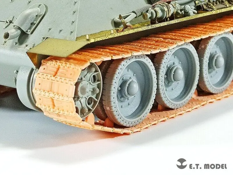 Modelo ET P35-018 T-34 soviética, eslabones estampados de 550mm (tipo 1940), pista funcional (impresión 3D)