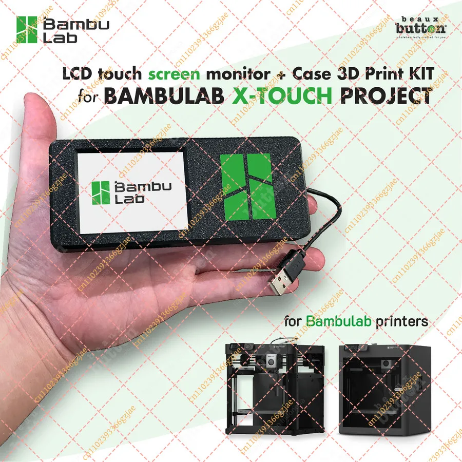ESP32 Xtouch LCD Screen for P1S ESP32-2432S028R Development Board 2.4in RGB Display 240x320mm for BambuLab P1P Xtouch P1S Screen