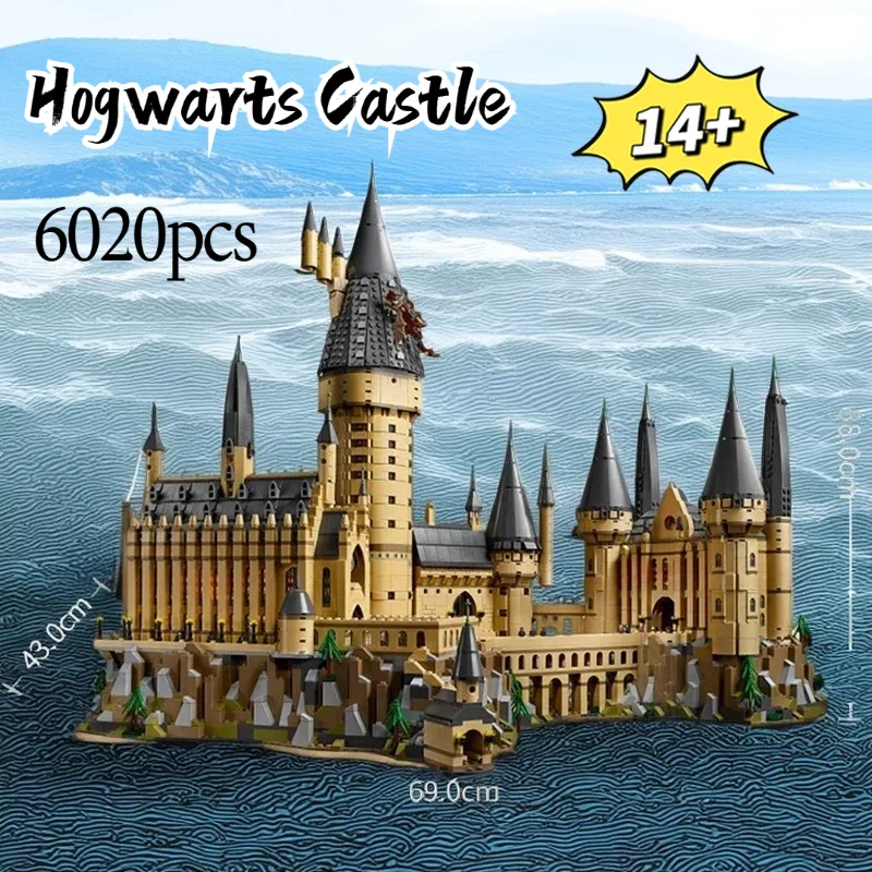 2025 NEUE Disney Film Magic Castle Schule 71043 Kit Montieren Kunststoff Puzzles Spielzeug 6020 stücke für Kinder Geburtstag Weihnachten Geschenk