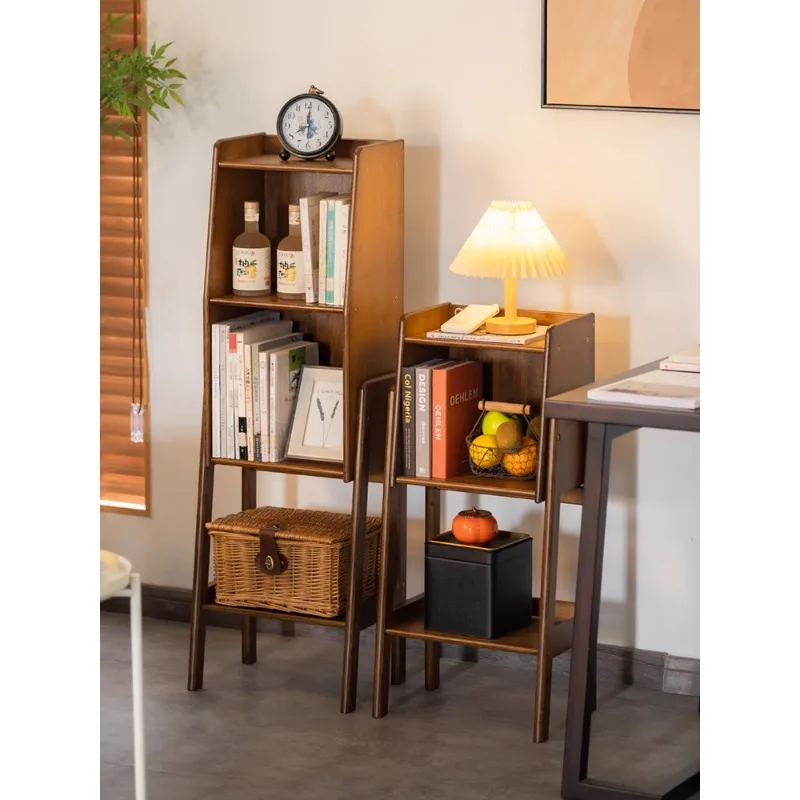 

Floor Standing Bookshelf, Household Living Room, Japanese Style, Multi-story Storage Cabinet, Storage Cabinet