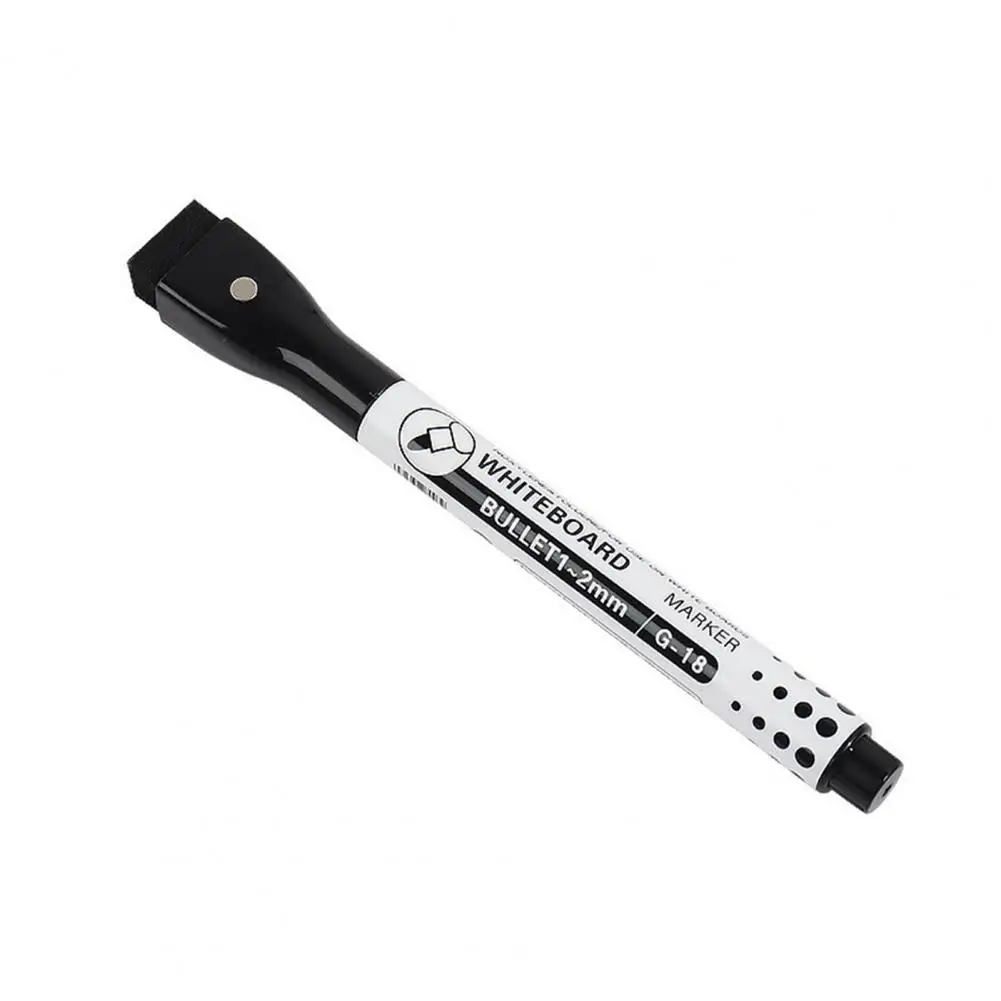 Juego de rotuladores borrables de punta fina, marcadores de pizarra blanca magnéticos vívidos, diseño de pincel plano rápido para oficina, 8 paquetes