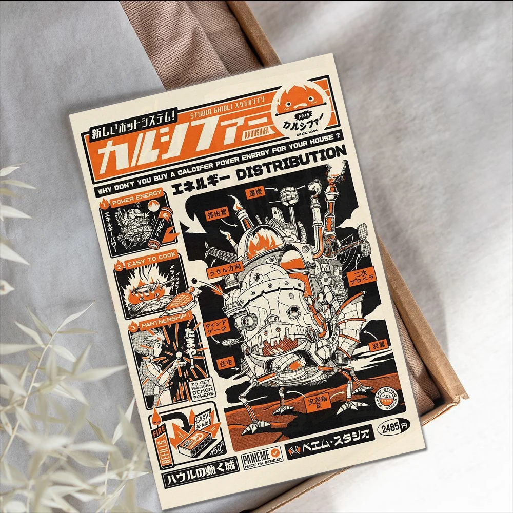 15 Uds. De carteles de tarjetas japonesas, pegatinas de pared, ilustración Vintage, decoración de puerta de equipaje DIY, calcomanías de refrigerador para habitación del hogar, Graffiti