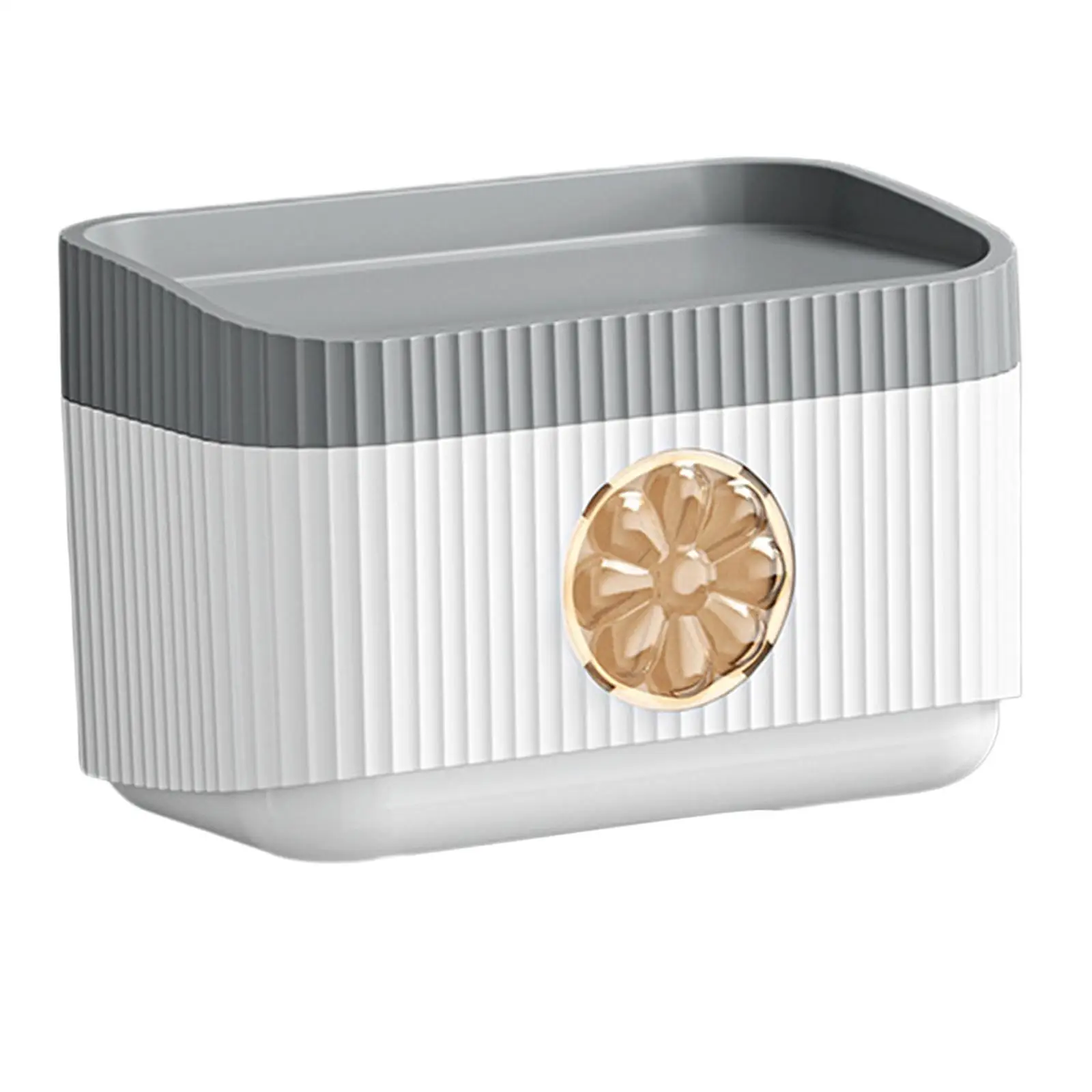 Tissue Box Storage Rack Multipurpose Waterproof Simple with Tray Paper Towel