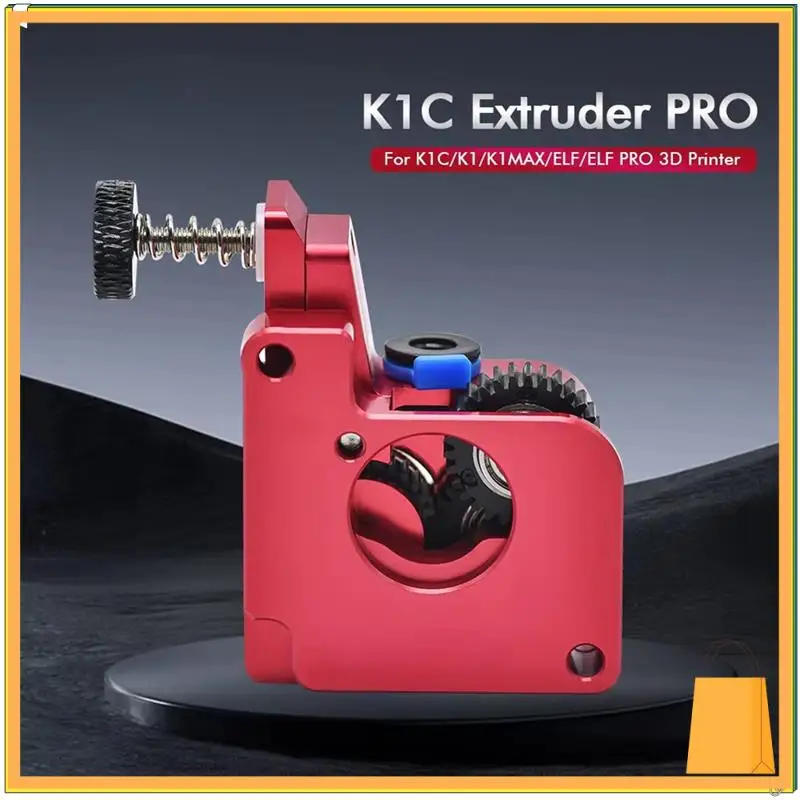 

L52A-Upgrade K1C Extruder PRO Kit Цельнометаллический комплект с кронштейном Двойная шестерня без экструзии двигателя для деталей 3D-принтера K1C/K1/Max/ELF/Pro