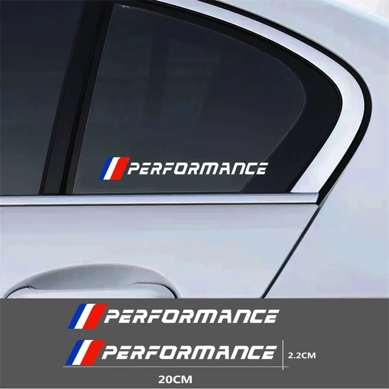 2pcs Performance Car Window Sticker For Peugeot 3008 5008 2008 106 107 108 205 206 207 208 RCZ 306 307 308 508 406 407 408 4007