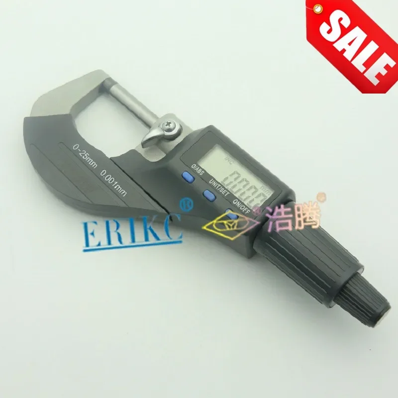 

ERIKC High Pricise Common Rail Injector Micrometer for Testing Armature Lift Adjusting Shim Kit