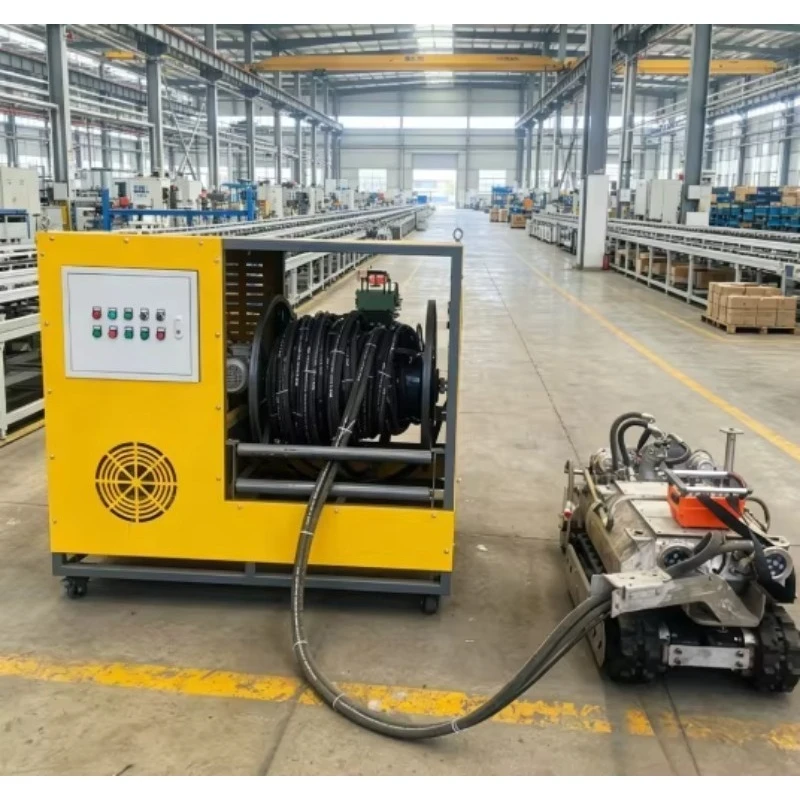 Industrial Smart Amphibious Dredging Robot for River Reservoir Maintenance