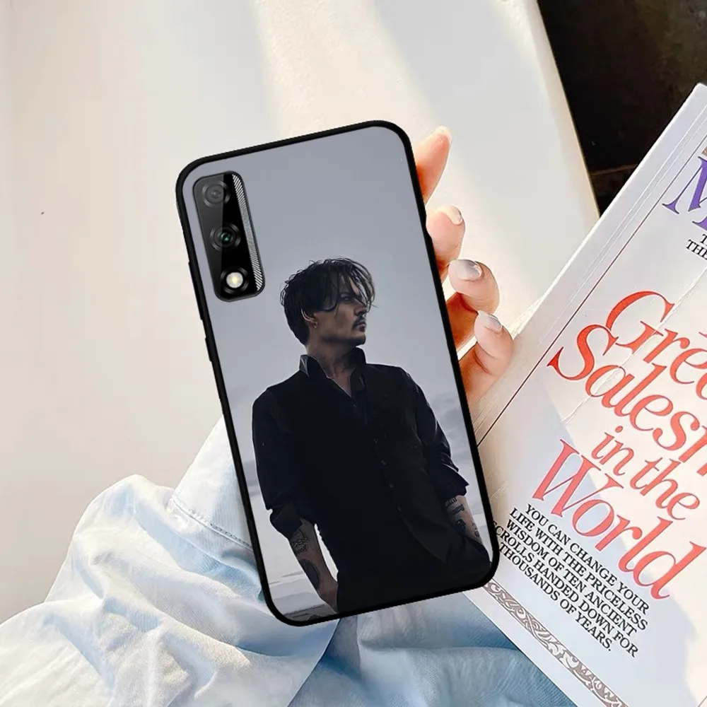 J-Johnny Depp Phone Case For Huawei Y9 6 7 5 Prime Enjoy 7s 7 8 Plus 7a 9e 9plus 8E Lite Psmart Shell