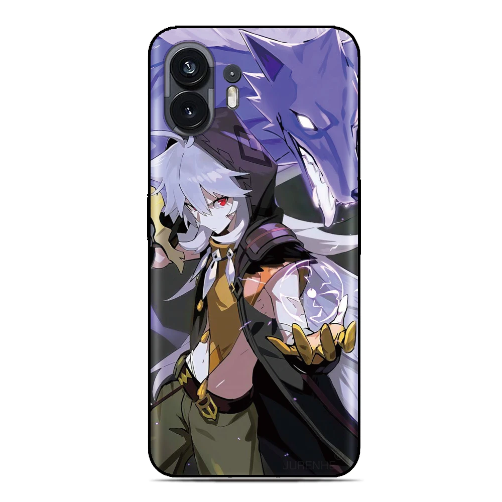 جينشين تأثير غطاء ل Blackview موجة 9C 8C 6C القرش 9 اللون 6 8 Oscal C80 C70 C30 برو شقة 2 1C النمر 13 12 10 جراب هاتف #4