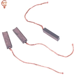 Cepillos de carbono generador de cables, Motor eléctrico genérico, reemplazo de cepillo, 4,5x6,5x20mm, 10 unidades