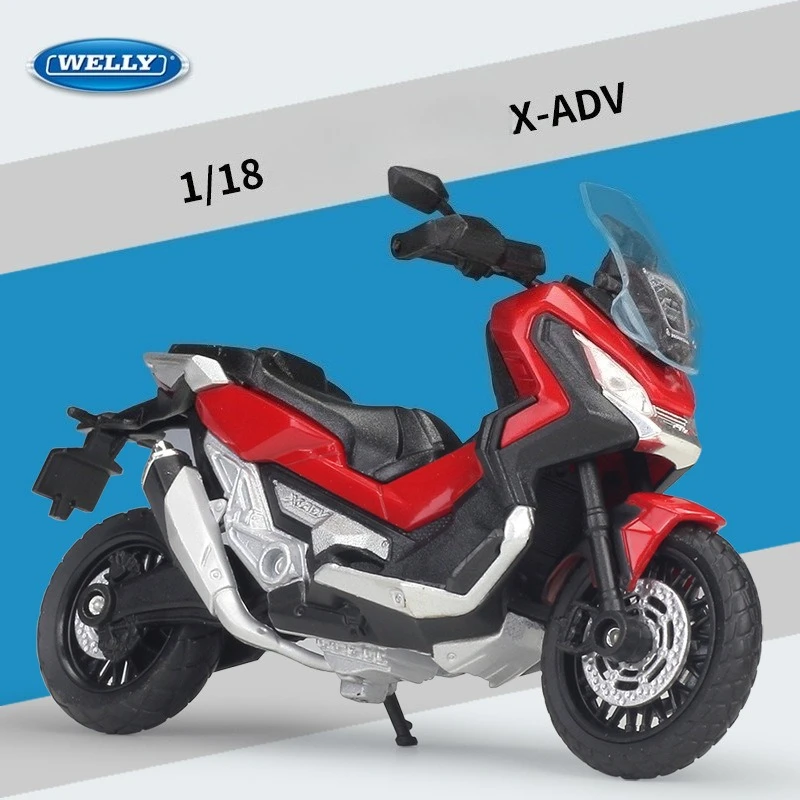 WELLY 1:18 2018 CB1000R simulación de aleación modelo de motocicleta modelo de coche de aleación fundido a presión coleccionable