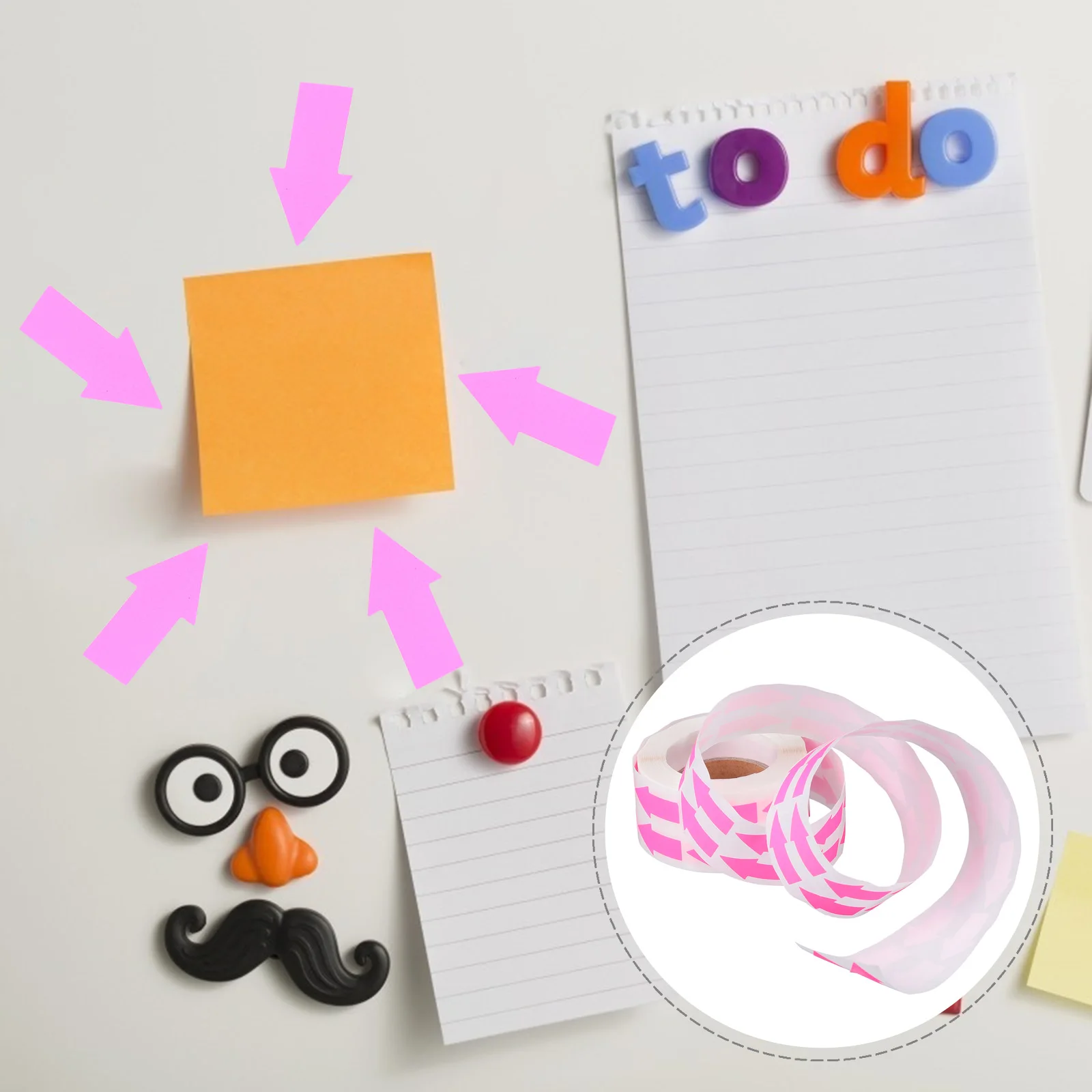 

Fluorescent Arrow Sticker Large Quantity Label Stickers for Labeling Marking Easy-to-stick Paper Colored Labels Scrapbooking