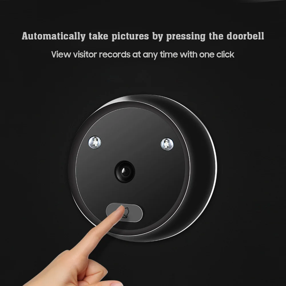 Doorbell Door Viewer Camera Door Peephole Door Camera Doorbell with Wireless Monitor Live View Available Digital Night Vision