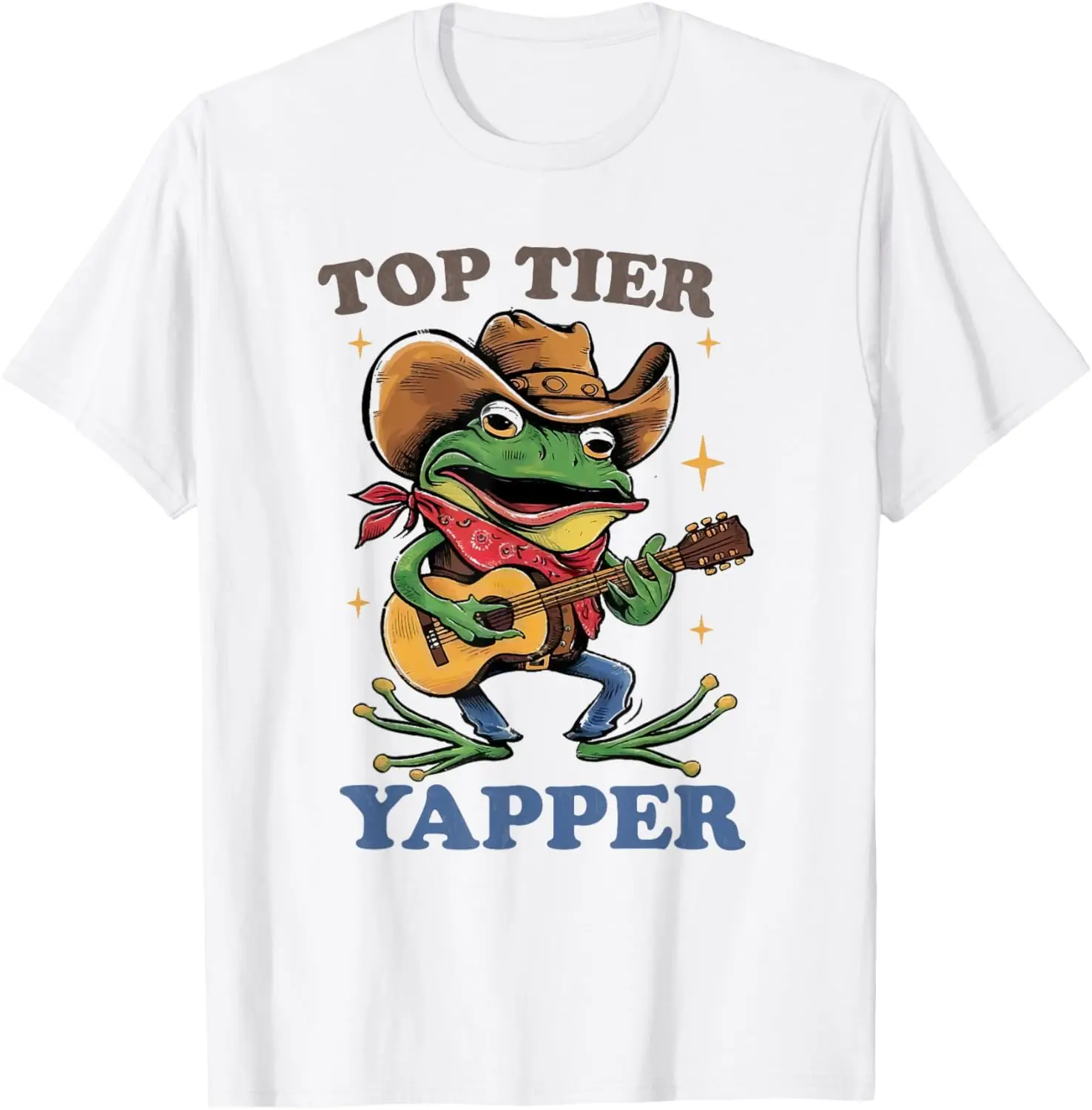 

Забавный Топ Yapper Забавный мем ковбойская лягушка Yapper Цитата футболка аниме Графические футболки для мужчин одежда женские футболки Y2K Топы