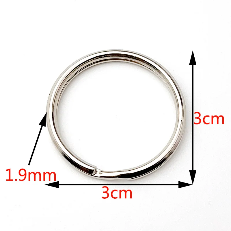 20/100 Stück 25/30 mm Dreiecksdraht offene Schleife Schraubstift Schlüsselanhänger Karabinerverschluss Schlüsselanhänger DIY Schmuck Spielzeug Anhänger Herstellung Zubehör – Detail 14