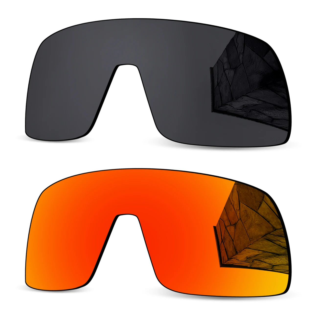 Interchangeable Replacement Lenses for Oakley Sutro OO9406 OO9406A AI Glasses - 100% UVA UVB