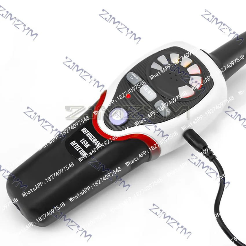 Refrigerant Halogen Leak Detector Tester Meter RLD-382P Air Conditioner Refrigeration System Halogen Gas Freon Leak Detector