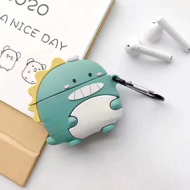 Custodia morbida per auricolari in Silicone per Airpods Pro 2 Cute Cartoon 3D Earbuds custodia di ricarica per Airpods 1 2 3 custodia per bevande