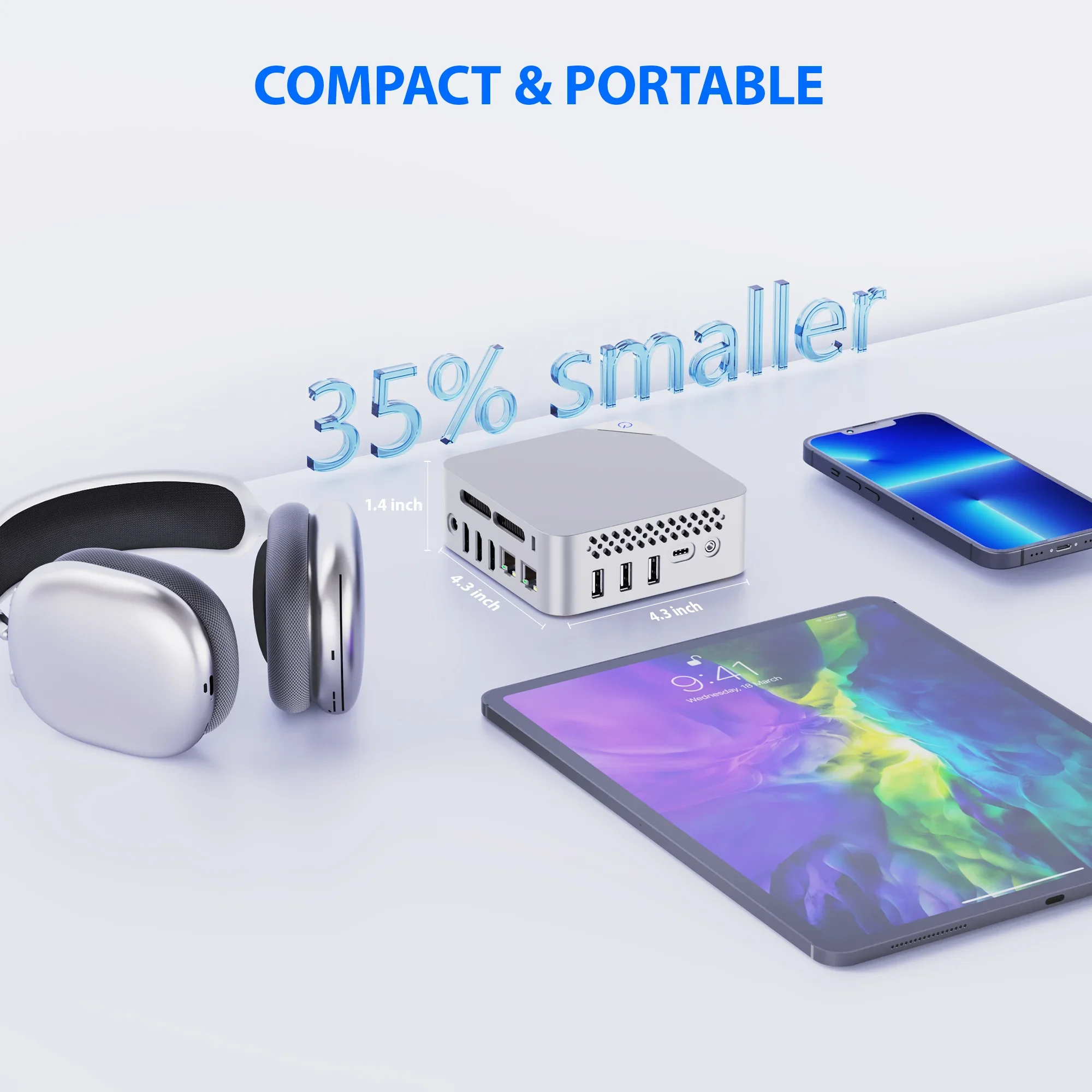 SZBOX T8 Pro Twin Lake N150 كمبيوتر صغير 8 جيجابايت 16 جيجابايت DDR4 256 جيجابايت 512 جيجابايت M.2 SATA SSD ماكس 2 تيرا بايت WIFI5 BT4.2 4K HD كمبيوتر مكتبي