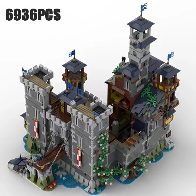 Moc Building Bricks modello di fortezza militare Hightower Castle Technology blocchi modulari regali giocattoli di natale set fai da te assemblaggio