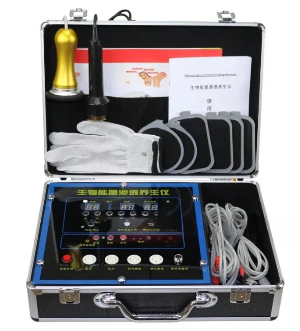 Ultrasonic DDS bioelectric massager multifunctional whole body meridian dredging device for home detoxification