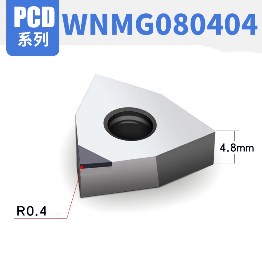 PCD 다이아몬드 선삭 공구 인서트, 알루미늄 비철 금속 구리 CBN 절삭 인서트, CNC 선반 가공용, 1 PC