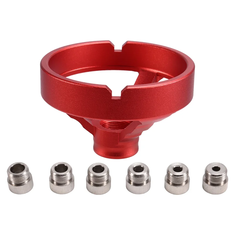 AB47-90 Degree Drill Guide 5/6/7/8/9/10Mm Drill Bit Hole Puncher Locator Jig Hinged Hole Opener Woodworking Tools