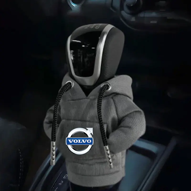Sudadera con capucha para cambio de marchas de coche, cubierta de cambio de marchas, decoración de manija para Volvo XC90, S60, V40, XC60, S80, S40,