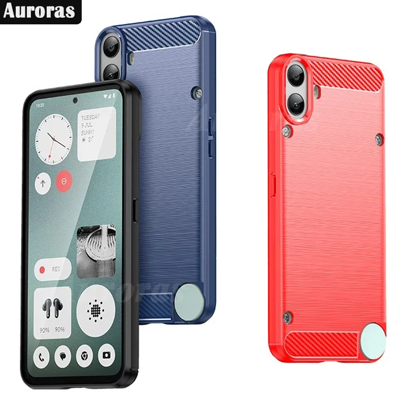 Auroras per telefono CMF 1 custodia Business spazzolato Texture Soft antiurto Shell per telefono CMF 1 Cover Fundas