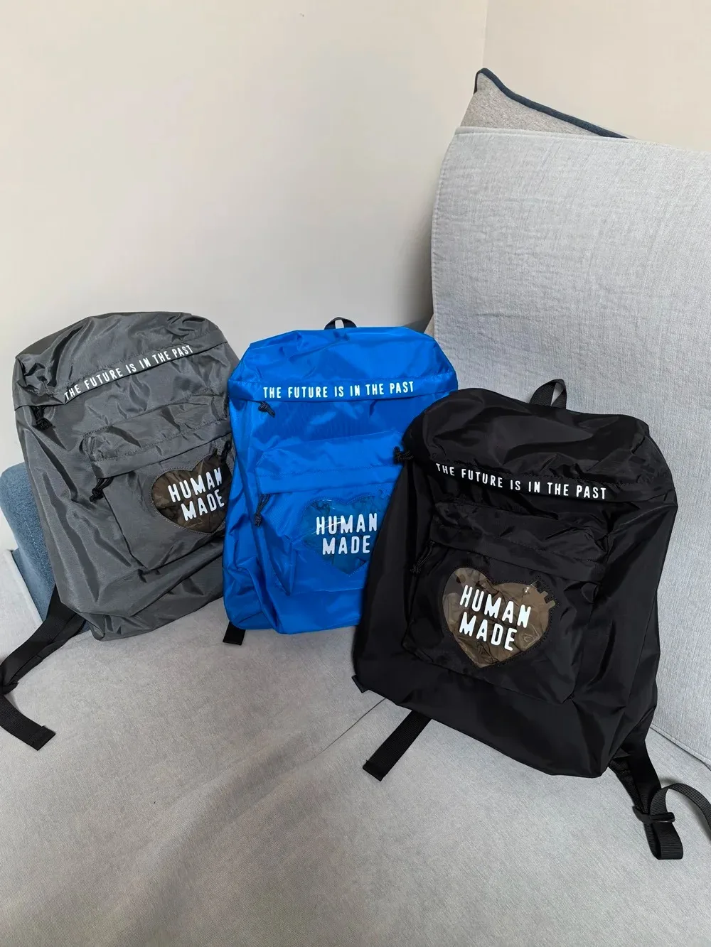 2026-human-made-unisex-nylon-oxford-backpack-casual-lightweight-waterproof-school-bag-durable-outdoor-travel-bag-for-daily-life