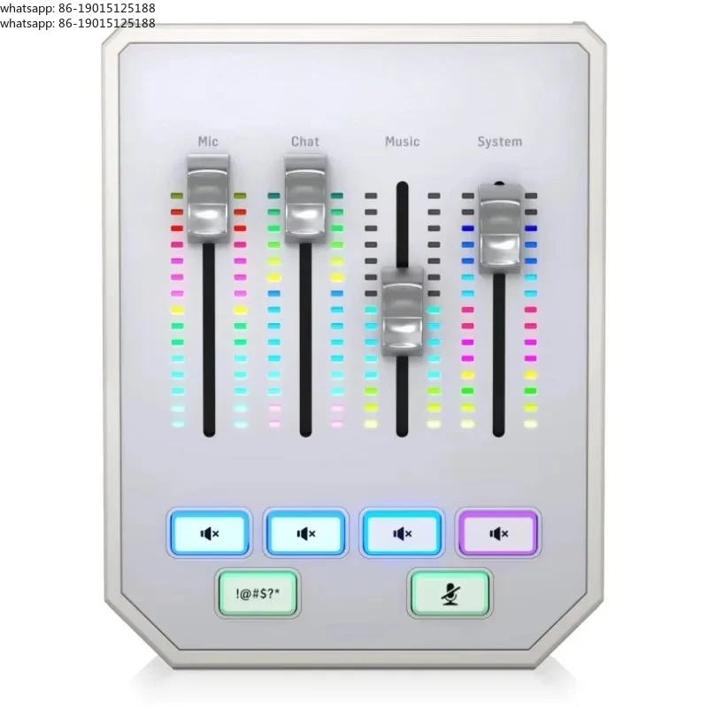 MINI USB Audio Interface /Mixer with USB Audio Interface Midas Preamp for Livestreamer Online Broadcast Mixer
