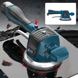 Tragbarer Fliesenrüttler, Fliesenmaschine, Fliesenhammer, 100 kg, Handfliesenrüttler mit 2 Akkus und Ladegeräten, 12000 U/min, 110 V–240 V