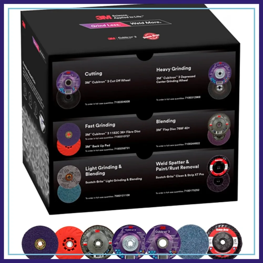 

16pc Welding Kit: Cutting, Grinding, Blending Discs, Rust Removal, 4-1/2 in