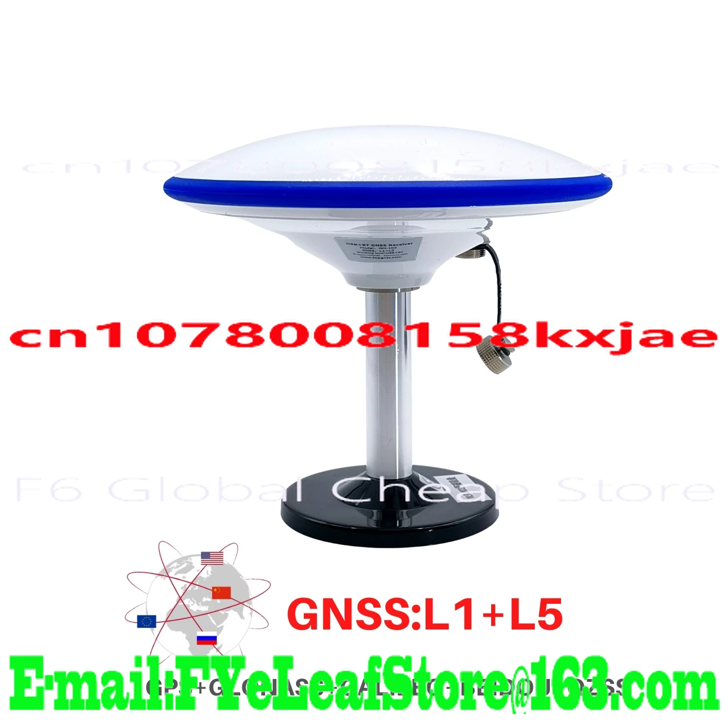 New GNSS L1 L5 GM-105BT Agriculture Support Android USB Bluetooth GPS GNSS receiver antenna module 5V baud rate 115200 TOPGNSS