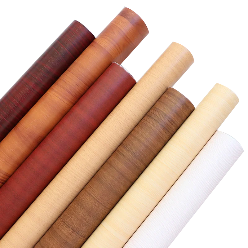 

Новые водонепроницаемые самоклеящиеся обои из ПВХ в рулоне, мебельные шкафы, виниловая декоративная пленка, наклейки под дерево для домашнего декора своими руками