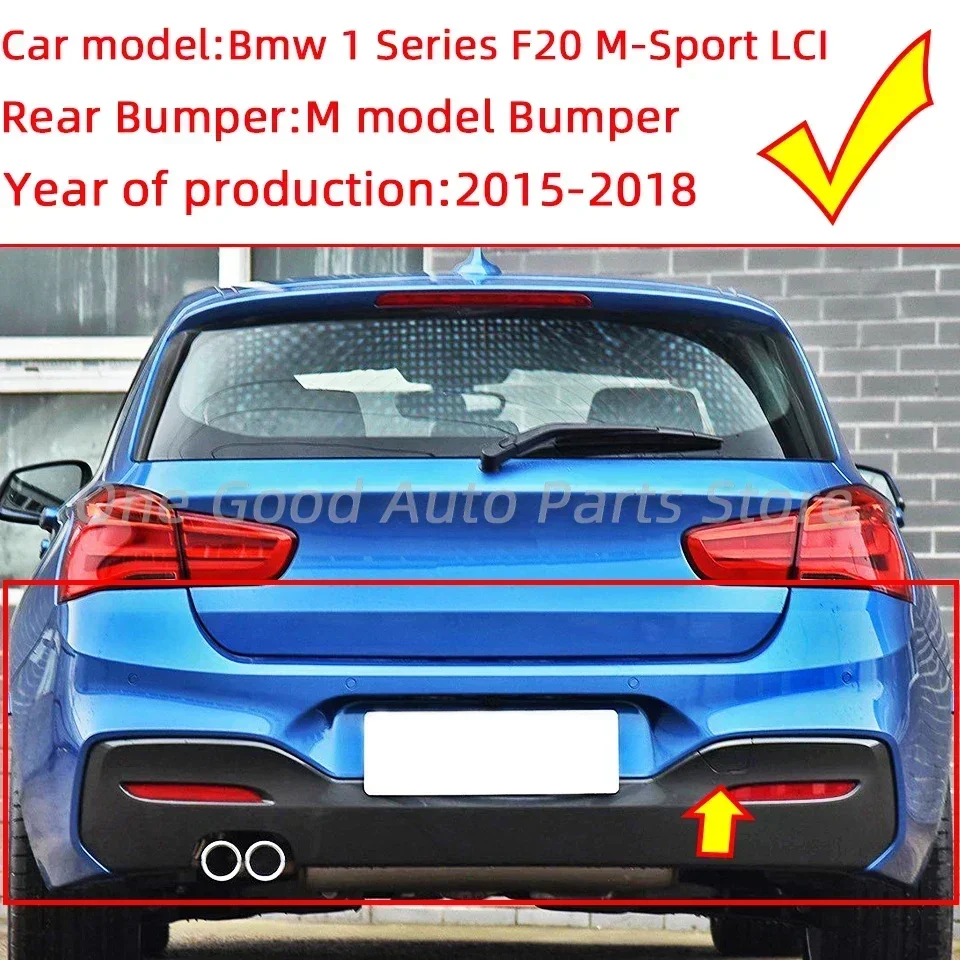 Coperchio del coperchio del gancio di traino del paraurti per BMW Serie 1 F20 F21 LCI M-Sport 2015-2018 51118064578 51128060301   Coperchio per il trasporto del rimorchio Hatchback