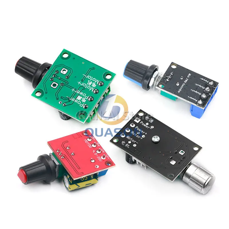 DC 1.8V-35V 2A 3A 5A 10A 30W 80W 90W PWM Motor Speed Controller Low Voltage Motor Speed Controller PWM Adjustable Drive Module