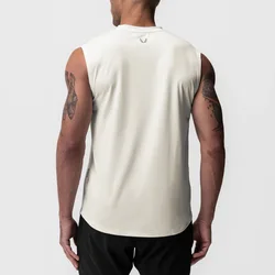 Summer Men's Tank Tops Gym Sleeveless Shirts Quick-Drying Singlets Sports Fitness Vest Bodybuilding Workouts Casual Clothing