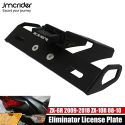 For Kawasaki Ninja ZX-6R ZX-10R ZX10R ZX6R 636 Motorcycle Accessories License Plate Holder Rear Tail Tidy Fender Eliminator Kit