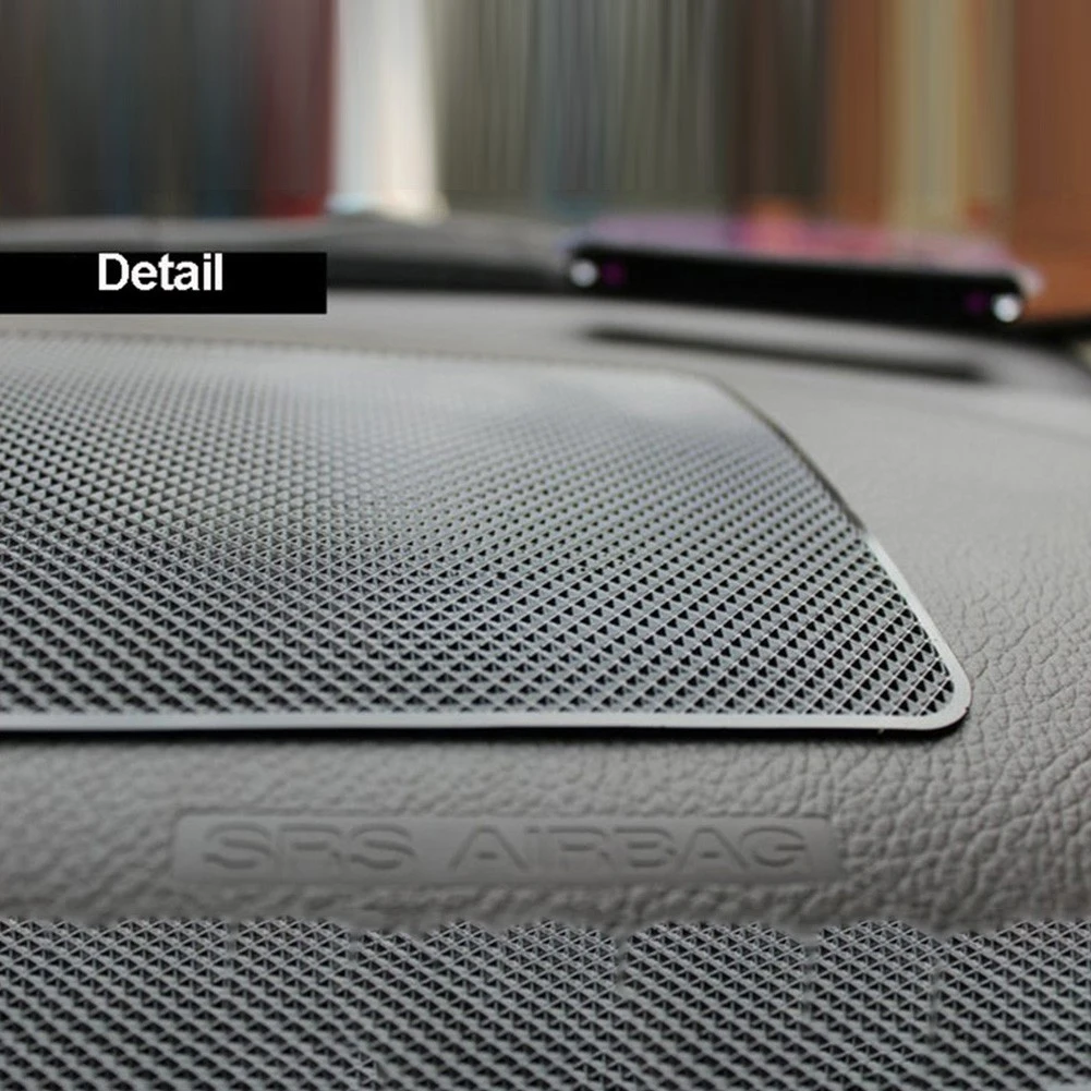1PCS Black Rubber Skid Pad Anti-Skid Slip Proof Grip Mat For GPS Cell Phone Car Dashboard Holder Pad40x20CM/13x7cm Dash Mat/pad