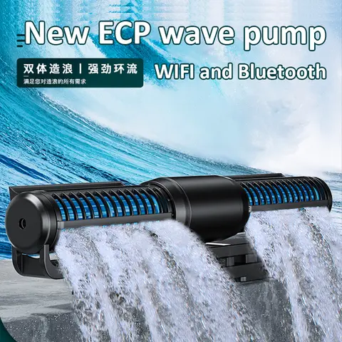 Jebao Jecod 미니 수조 수족관 새로운 교차 흐름 펌프 ECP ECP-M 외부 LCD 컨트롤러 휴대 전화 제어 암초 탱크