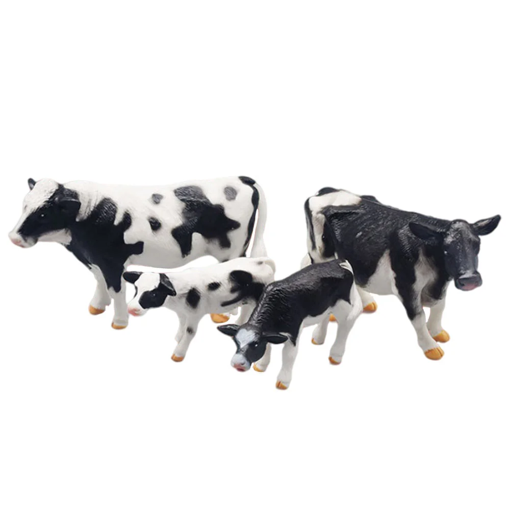 

Cow Model Children’s Toys Lifelike Models Animal Imitation Chicken Duck Pvc Desktop Adornments