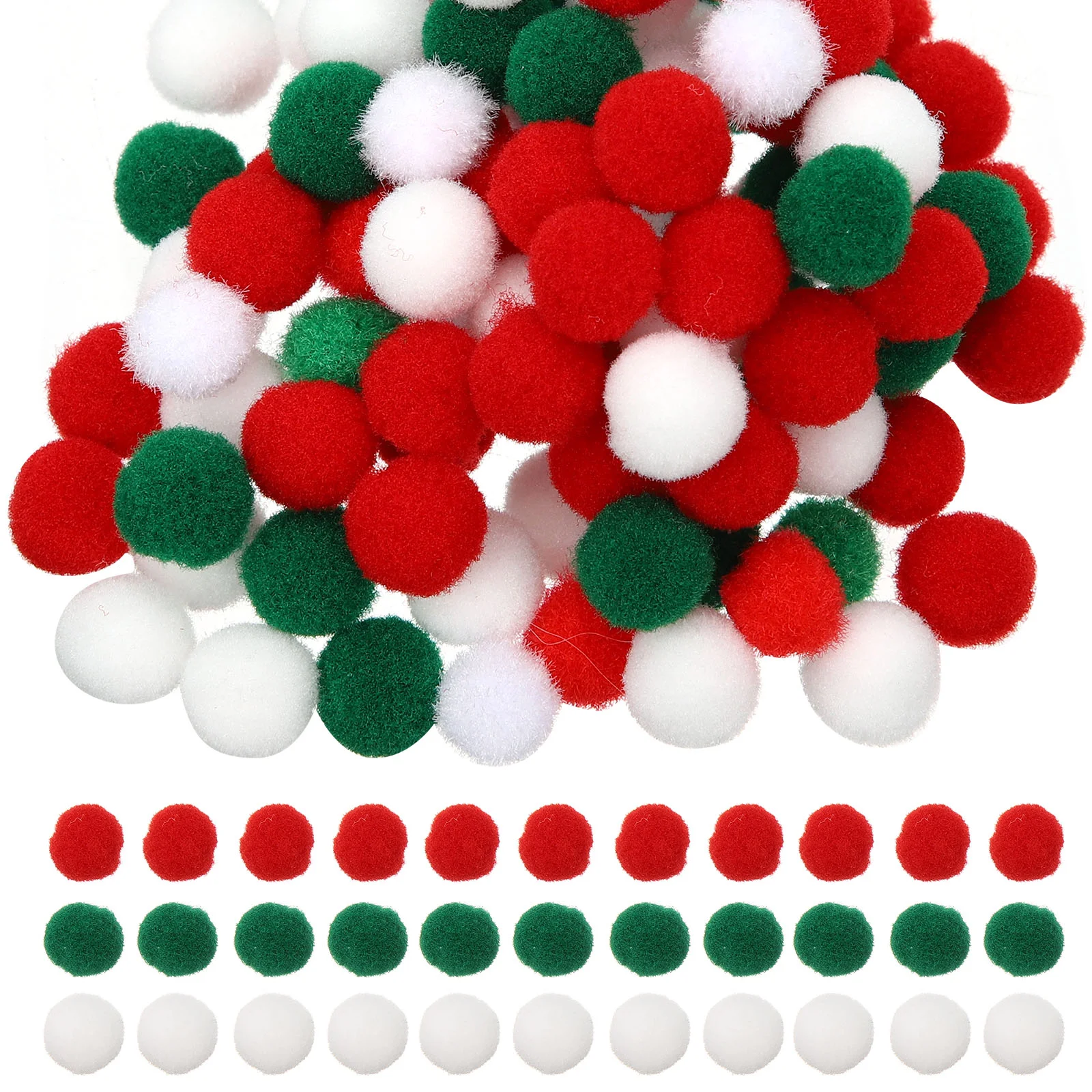 Mini pompons pour l'artisanat, 5 sacs, grands accessoires de vêtements de sauna, fil de commande IkHigh, accessoire de décoration de vêtements pour enfants