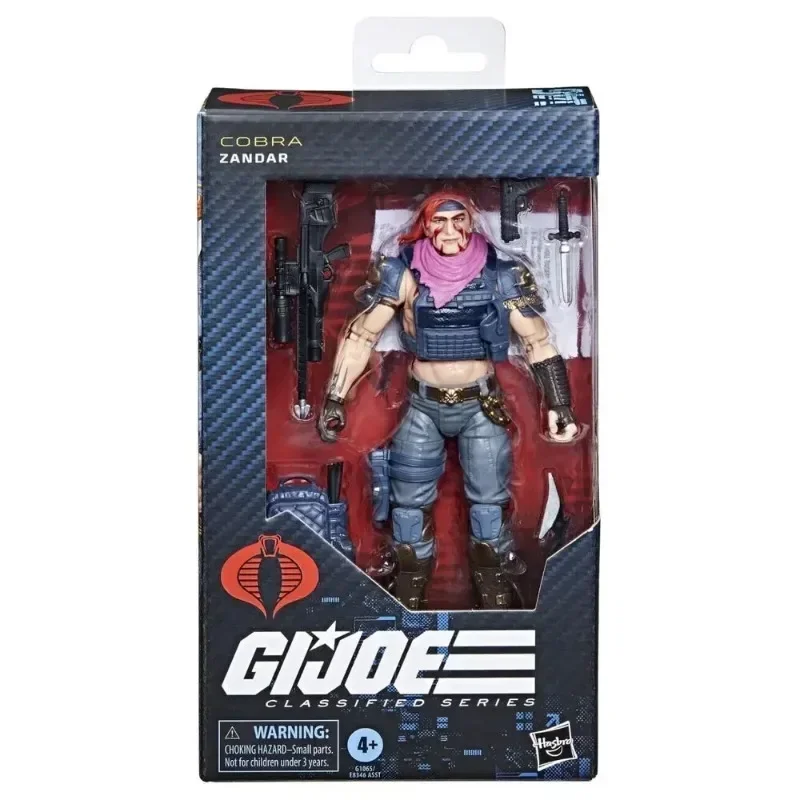 

En existencia GI. Joe GI Joe serie clasificada 6 "146, Cobra Zandar 2,25 pulgadas figura modelo móvil regalo de vacaciones para