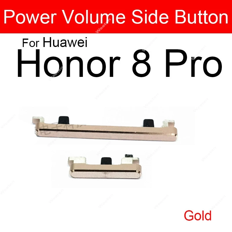 Botón de volumen de alimentación Cable de cinta flexible para Huawei Honor 8 8A 8C 8S 8X Pro arriba abajo botón de Control de Audio piezas de